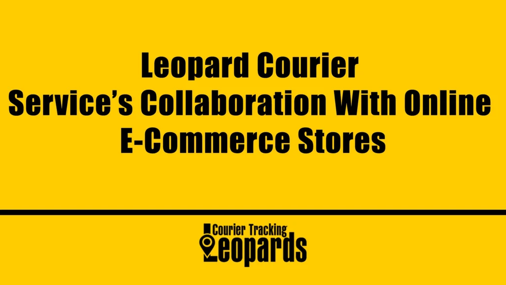 Leopard Courier Service and Tracking in Pakistan